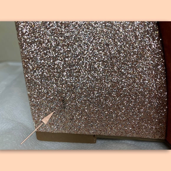 Erge glitter wedge heel 6" size 7 - Picture 9 of 10